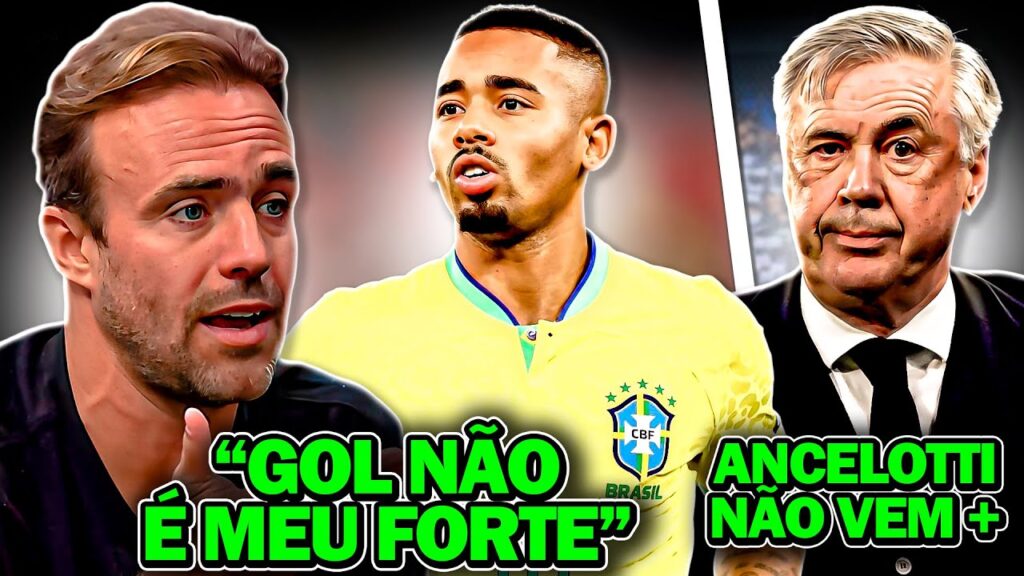 Roger Flores DETONA Gabriel Jesus | Ancelotti NÃO VEM mais pra Seleção Brasileira | E mais