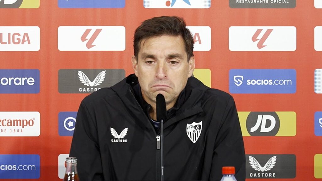 Diego Alonso (Sevilla FC): “Estoy tranquilo porque sé el trabajo que hago a diario”