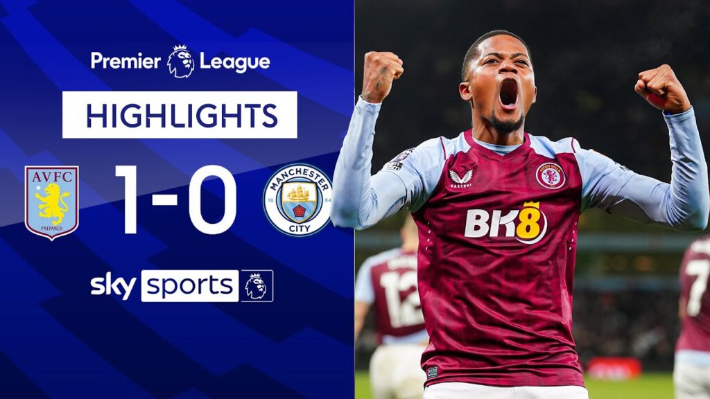 Aston Villa STUN Man City to go THIRD! | Aston Villa 1-0 Man City | Premier League Highlights