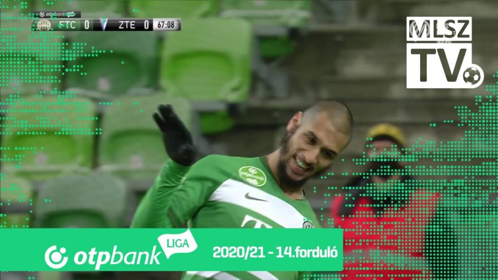 Laidouni Aissa Bilal gólja a Ferencvárosi TC – ZTE FC mérkőzésen