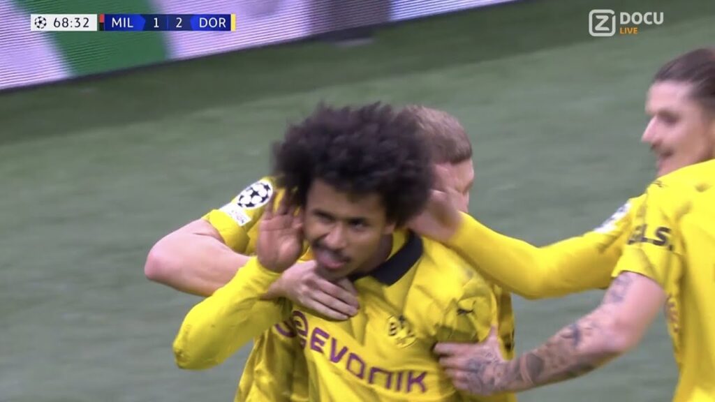 Karim Adeyemi Goal,Ac Milan vs Dortmund (1-3) All Goals and Match Highlights UEFA