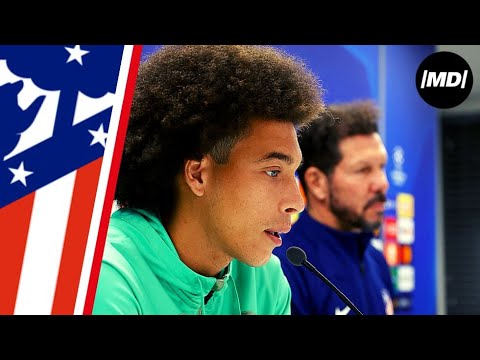 CHAMPIONS LEAGUE: Rueda de prensa de Axel Witsel y Simeone