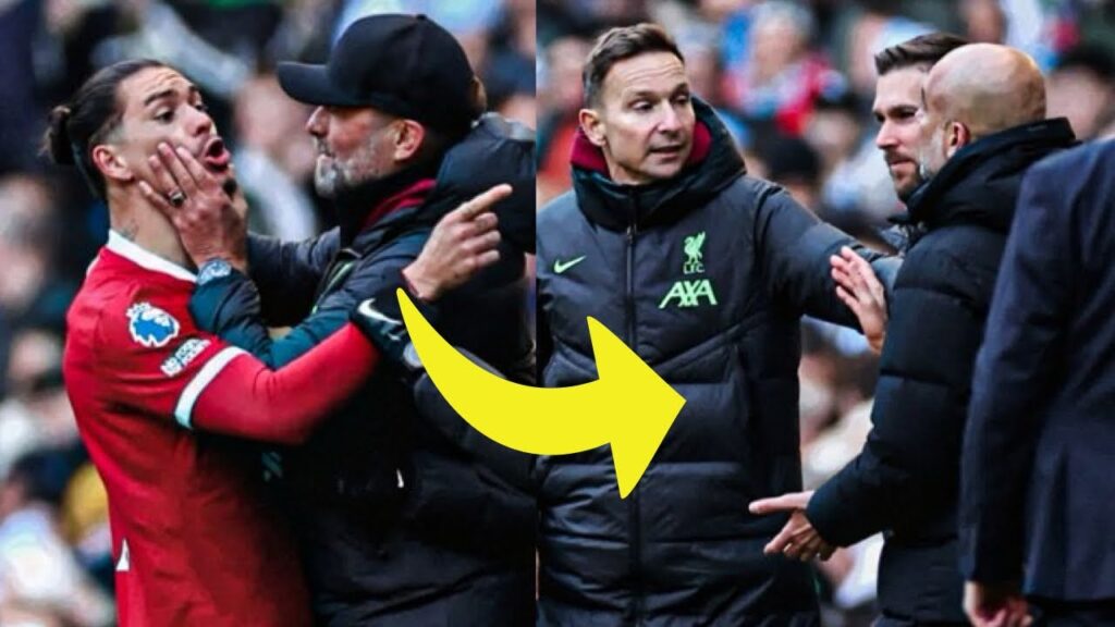 Darwin Nunez Fight with Pep Guardiola After Man City vs Liverpool