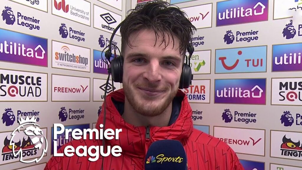 Declan Rice: Arsenal will 'never stop believing' after Luton Town win | Premier League | NBC Sports