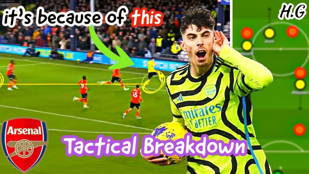 Why Kai Havertz is VITAL for Arsenal (it's not surprising): Luton Town 3-4 Arsenal Tactical Analysis