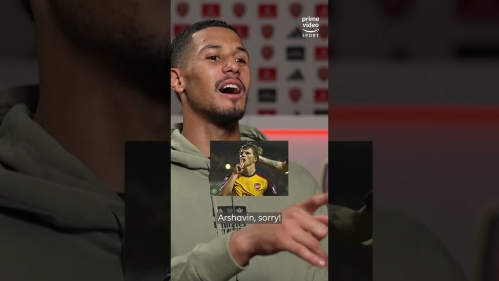 William Saliba attempts to name former Arsenal players #shorts #arsenal