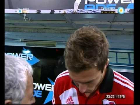 Entrevista Germán Pezzella, River - Torneo Inicial 2012 - Fecha 15