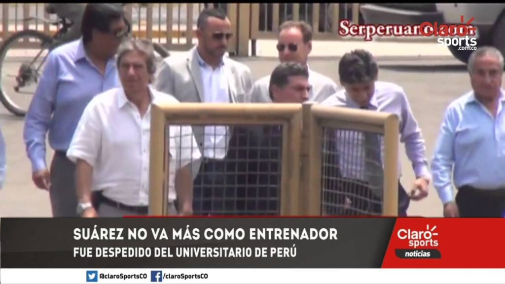 El DT mundialista Luis Fernando Suárez fue despedido de Universitario de Perú