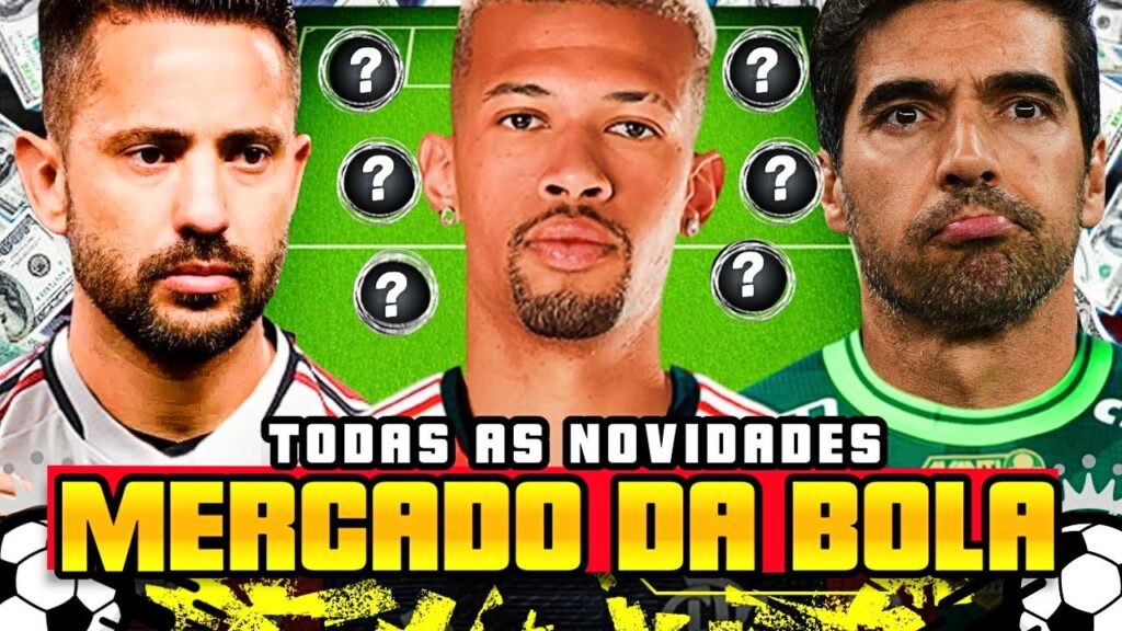 🚨JOÃO VICTOR NO FLAMENGO│ABEL FICA NO VERDÃO?│2 TIMES BRIGAM POR EVERTON RIBEIRO│ MERCADO DA BOLA