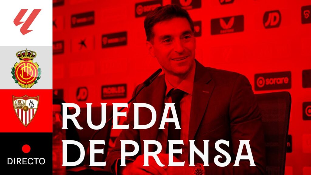 🗣 Rueda de prensa de Diego Alonso previa al #RCDMallorcaSevillaFC | EN DIRECTO