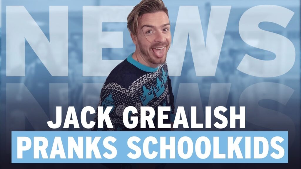 Jack Grealish leaves local school kids stunned with Man City Christmas present prank