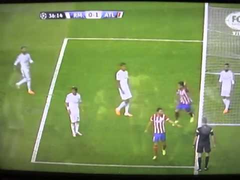 Real Madrid vs Atlético de Madrid Gol de Diego Godín Final Champions League 2014