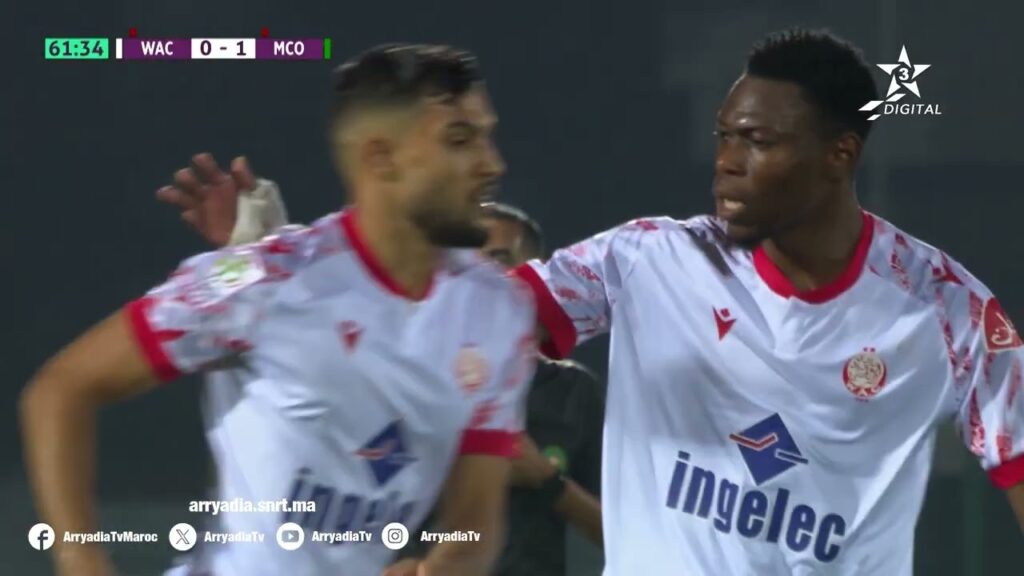 الوداد الرياضي 1-1 مولودية وجدة هدف #يحيى_عطية_الله  في الدقيقة 62