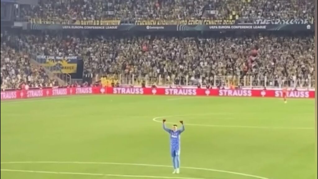 Dominik Livakovic‘in Goll sonrası müthiş sevinci Fenerbahçe - Nordsjaelland #fenerbahçe