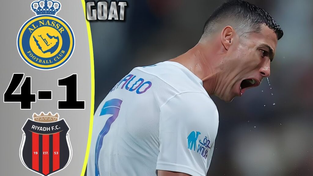 Cristiano Ronaldo Goals assists Al-Nassr vs Al-Riyadh 4-1 Saudi Pro League 2023 Highlights All Goal