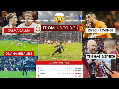 😱Fans Crazy Reactions to Galatasaray's Comeback vs Man United & Ziyech Revenge!