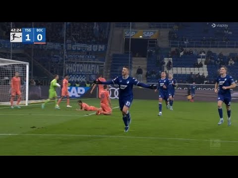 Andrej Kramaric Unglaubliches Tor : Hoffenheim vs Bochum