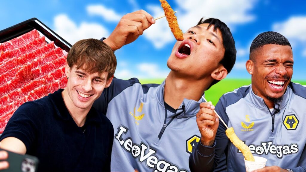 Hwang Hee-Chan and Korean Englishman introduce Korean BBQ to Wolves!