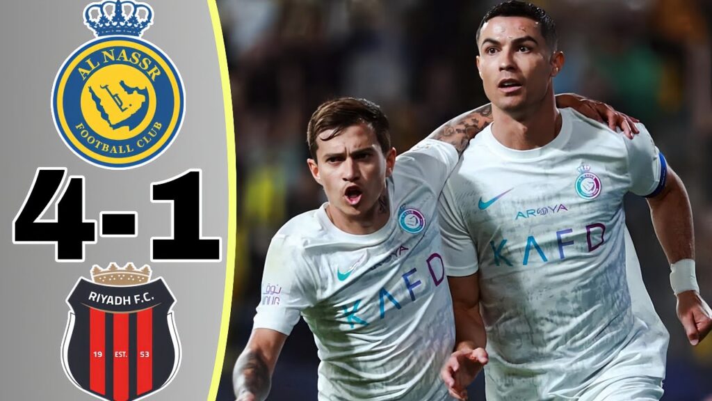 Ronaldo Goals Al Nassr vs Al Riyadh 4-1 Saudi Pro League 2023 Highlights All Goals HD Ronaldo Goals Al Nassr vs Al Riyadh 4-1 Saudi Pro League 2023 Highlights All Goals HD