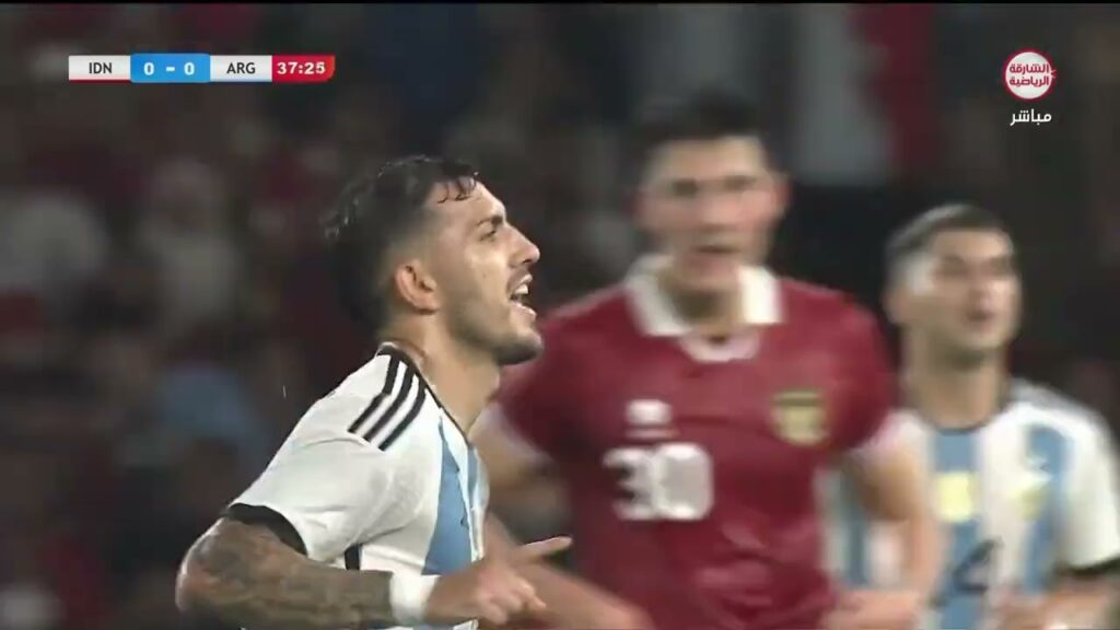Leandro Paredes goal vs Indonesia