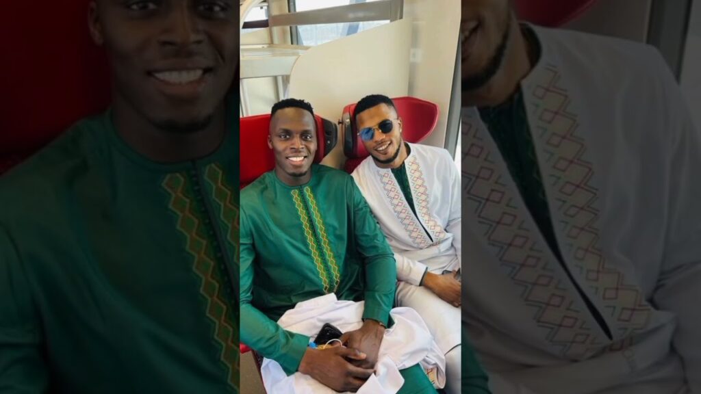 Edouard Mendy Enjoying Life with Friends and Family, #qatar2022 #football #soccer #bundesliga