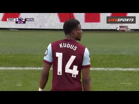 MOHAMMED KUDUS SUPERB 88 MINS VS TOTTENHAM…INAKI WILLIAMS CAMEO…BLACK STARS CAMPING & MORE