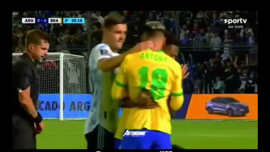 Antony vs marcos acuna fight,#shorts #simplisticqt#trending#soccer#football# Argentina#Brazil