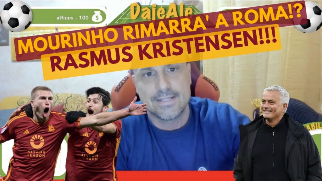 MOURINHO RIMARRA' A ROMA!? RASMUS KRISTENSEN!!!
