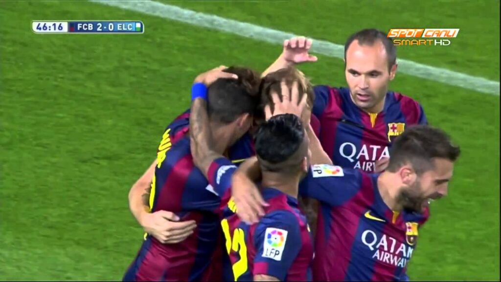 Munir El Haddadi debut FC Barcelona goal