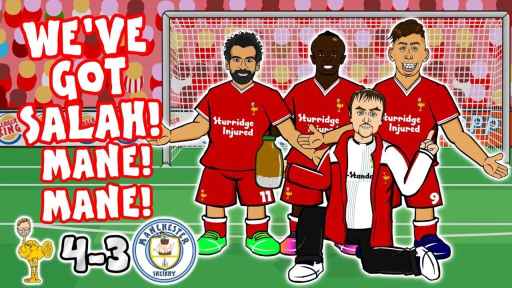 🎤SALAH, MANE MANE! DO DO DO DO DO DO!🎤 (Song Liverpool vs Man City 4-3 Goals Highlights Parody)
