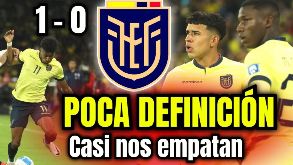 ALEXANDER DOMINGUEZ Salvo el partido  🤯 🔴 Ecuador 1 - 0 Chile 🚨 Noticias de la Selección Ecuatoriana
