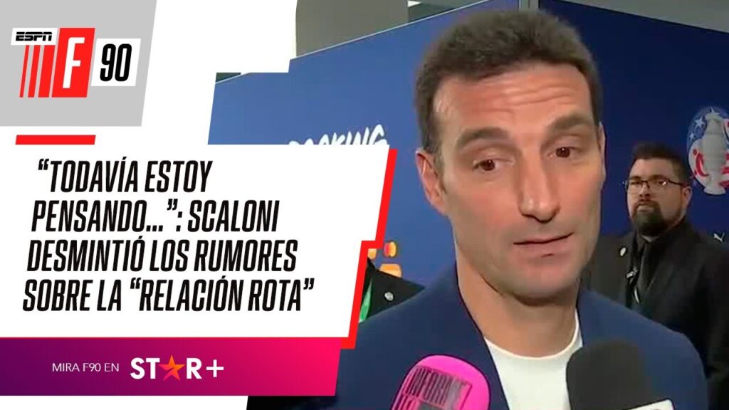 "TODAVÍA ESTOY PENSANDO MI DECISIÓN": Lionel Scaloni Y SU FUTURO en la Selección Argentina