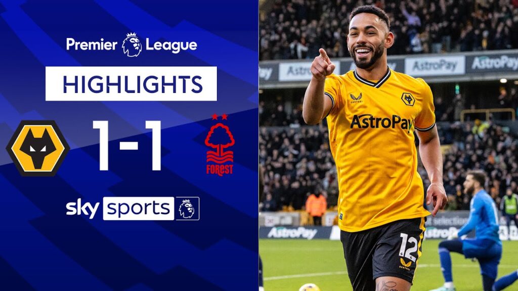 Matheus Cunha equaliser piles pressure on Cooper | Wolves 1-1 N Forest | EPL Highlights