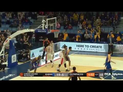 Khimki-Olympiacos 82-54: Khimki's run 18-0 in 1st quarter