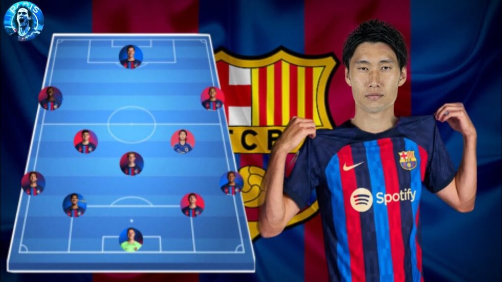 Barcelona Potential Lineup With January Transfers 2023 Ft Daichi Kamada🔥😱