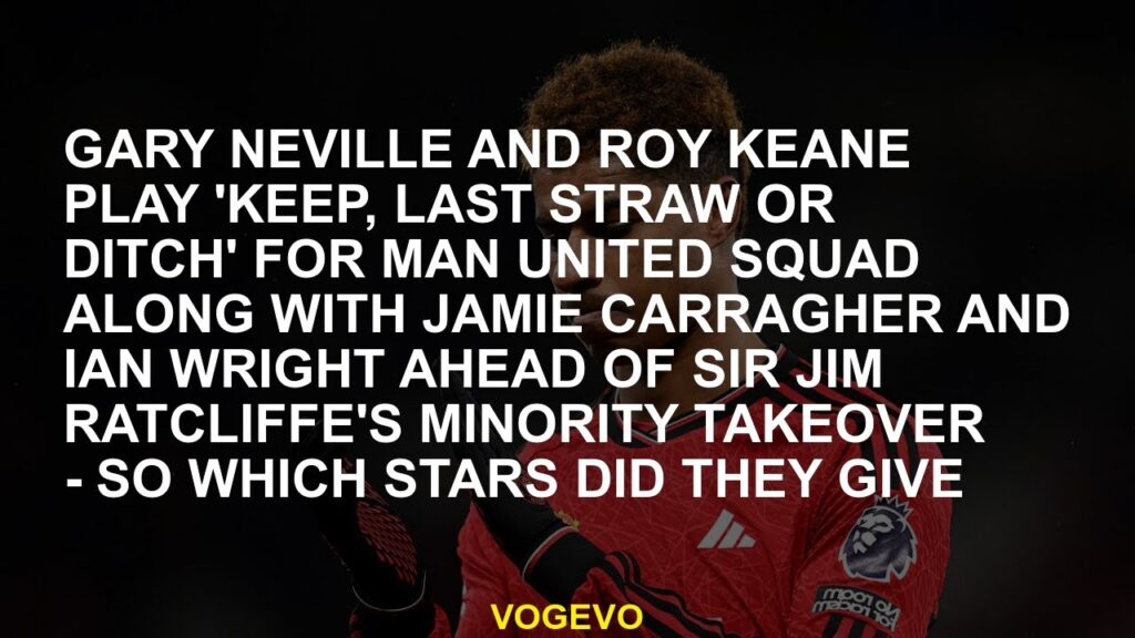 Gary Neville and Roy Keane plays 'Keep, Last Saman or Hendek' for Man United Squad with Jamie Carrag