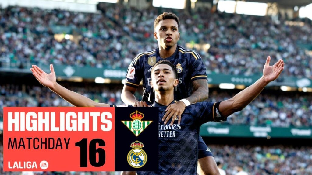Jude Bellingham Goal vs Real Betis | Real Betis vs Real Madrid 1-1 Resumen