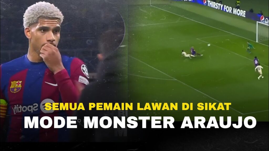Rela MATI Demi Gawang Barca Aman,.” Lihat Bagaimana Ronald Araujo Menunjukan Versi MONSTER Ganas