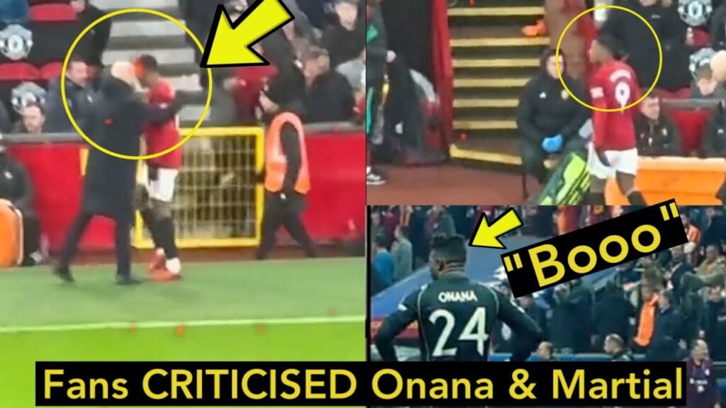 Antony Martial & André Onana Angry REACTION When Man United fans Mocked and booed them against Bour