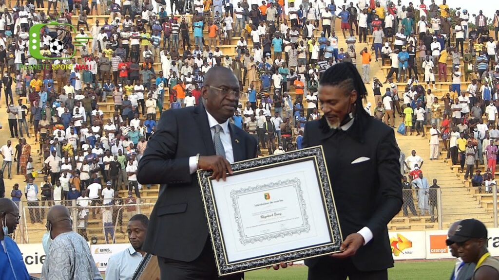 Rigobert SONG honoré après la 60e finale de coupe du Mali