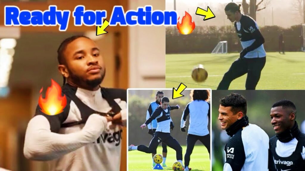 🔥Christopher Nkunku Conor Gallagher Reece James ✅ Ready for Action vs Everton🤩 Pochettino Explains