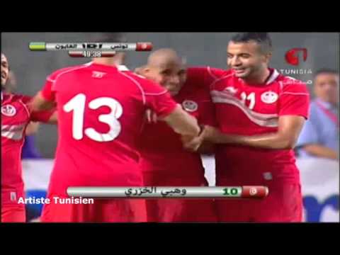 Amical 3-1 Tunisie - Gabon - But de Wahbi Khazri (50') 09-10-2015