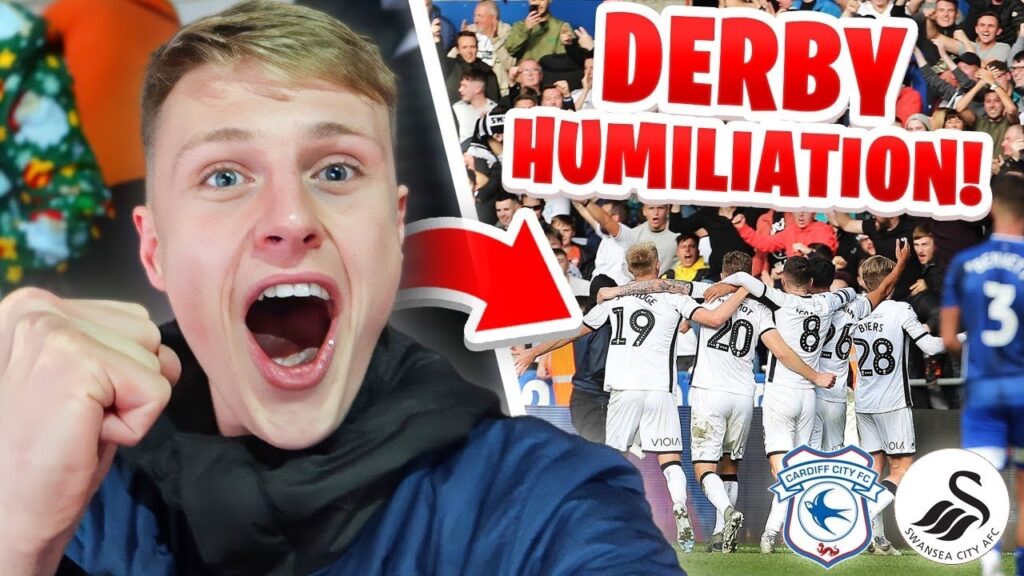 HISTORIC Scenes As Swansea HUMILIATE Cardiff - AwayDays