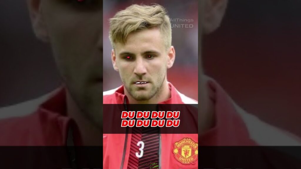 LUKE SHAW fan chant | Manchester United player chant with lyrics #shorts