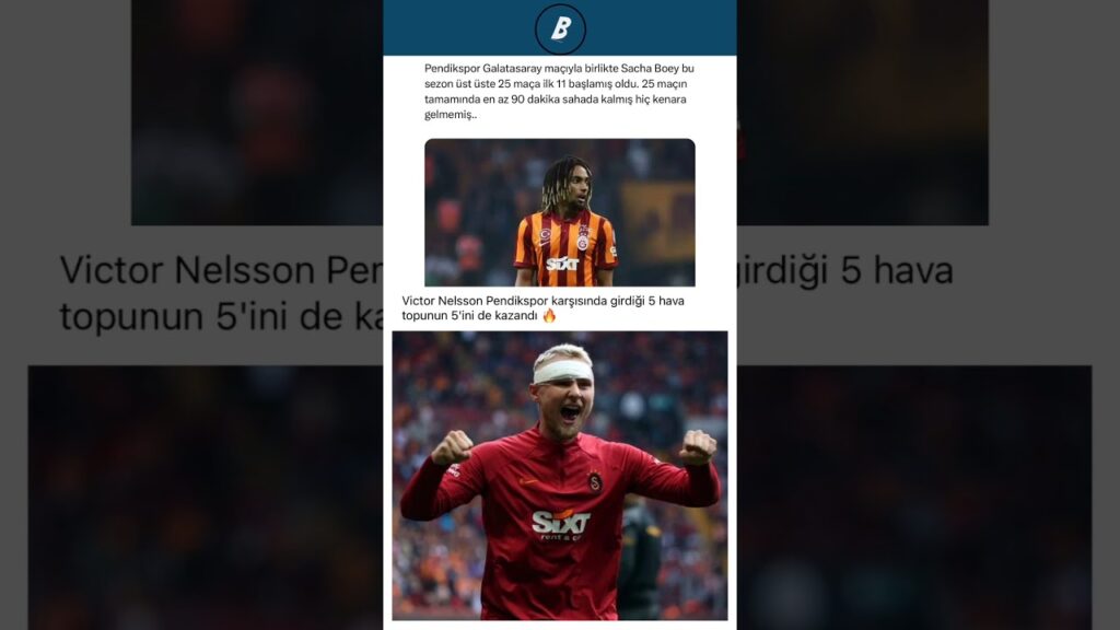 Ne düşünüyorsunuz siz #sachaboey #nelsson