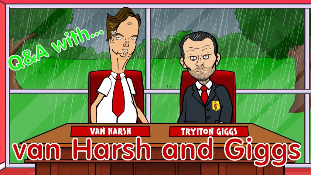 👹Louis van Gaal and Ryan Giggs Q&A👹 Parody by 442oons Football Cartoon