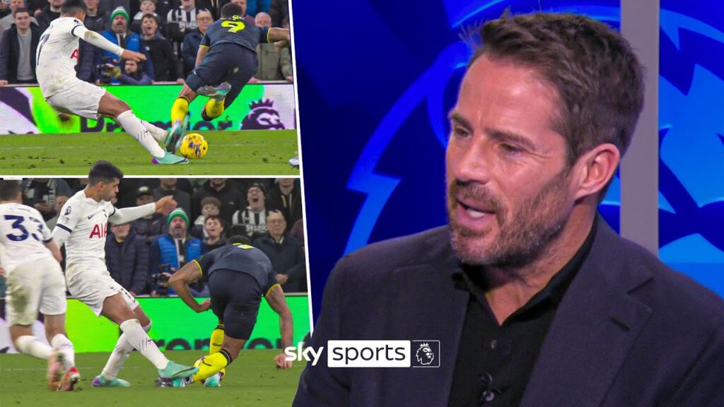 "It's spiteful!" 😠 |  Redknapp and Dawson slam Cristian Romero yellow card challenge