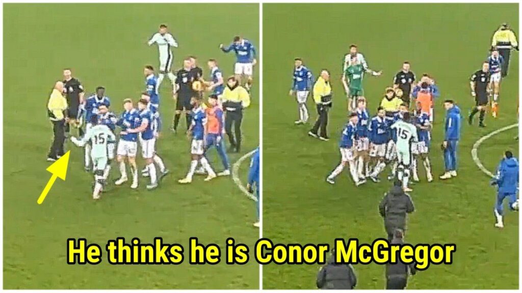 The Moment Nicolas Jackson fought with Everton players after Everton beat Chelsea 2-0 🫣