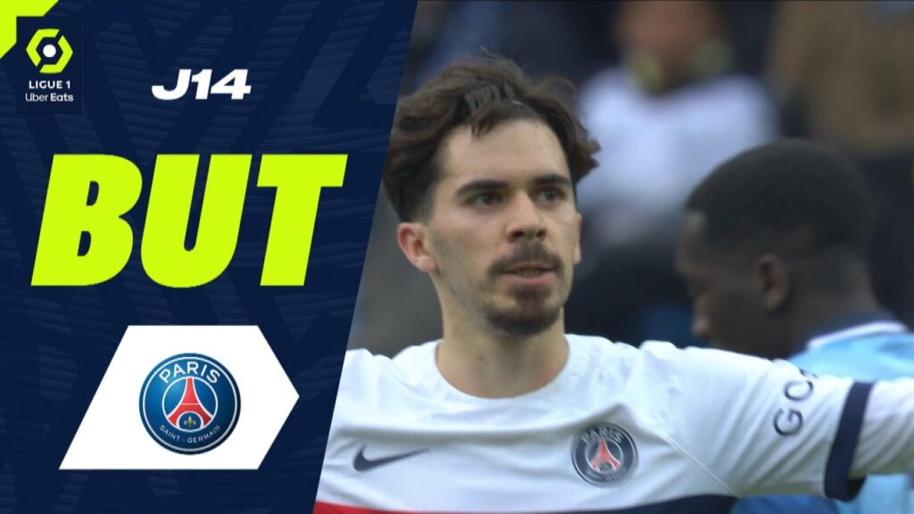 But Vitor MACHADO FERREIRA (89' - PSG) HAVRE AC - PARIS SAINT-GERMAIN (0-2) 23/24