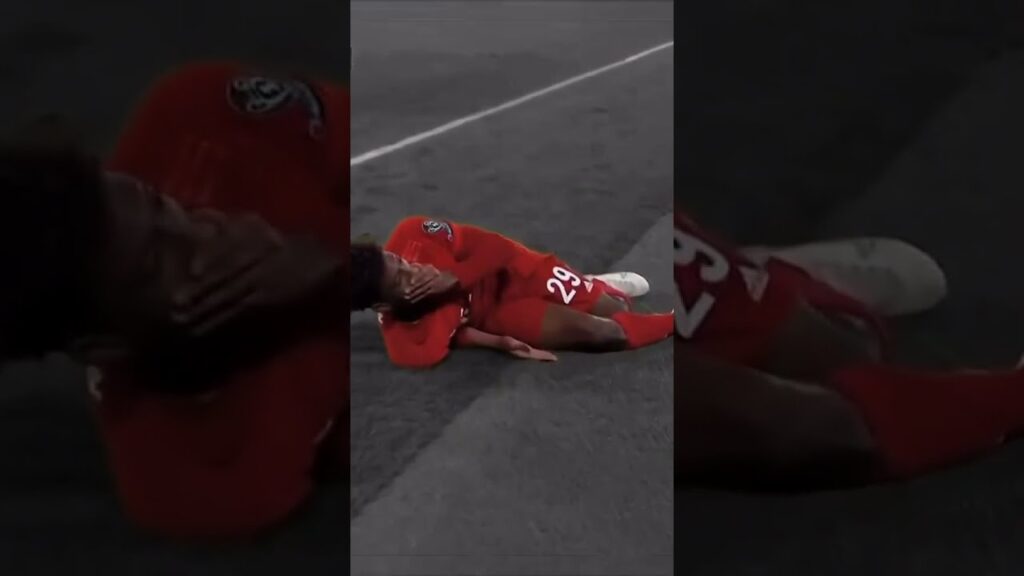 Kingsley Coman injury in a game